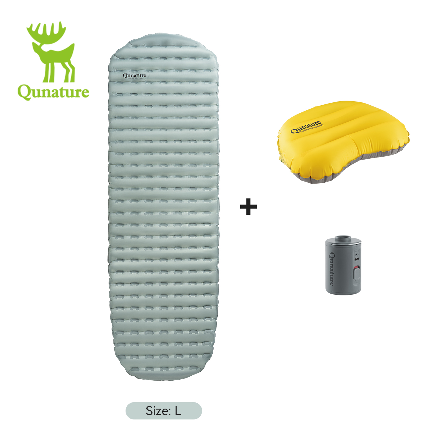 Outdoor Camping Rugs - Qunature 3Pcs/set Outdoor Camping Inflatable Mattress