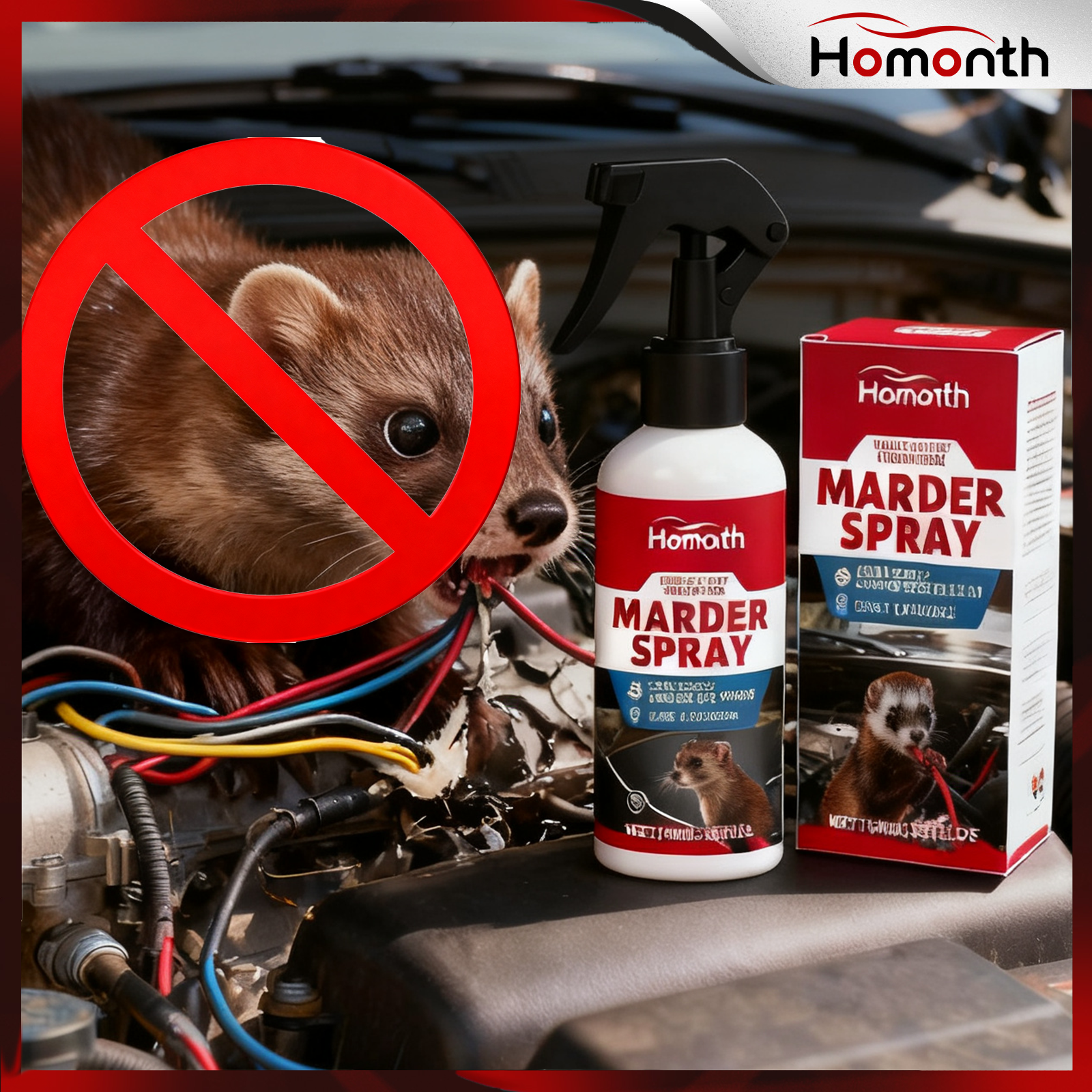 Outdoor Camping Vehicle - Powerful Mink Deterrent Spray 100ml Bottle