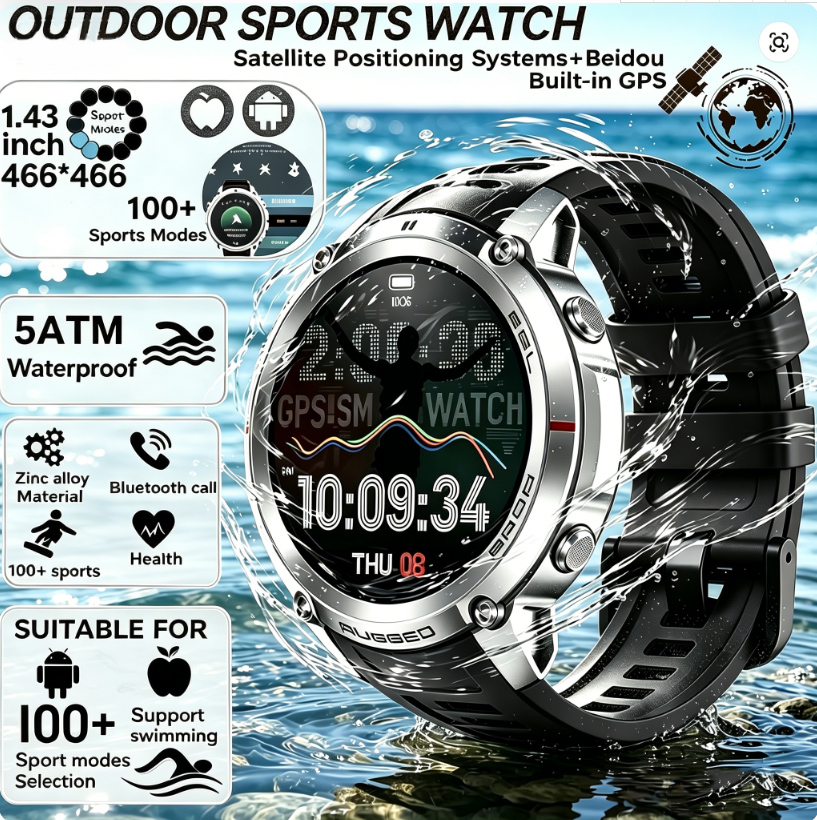 Outdoor Camping Japan - 2026 Smart Watch Outdoor Sports Offline