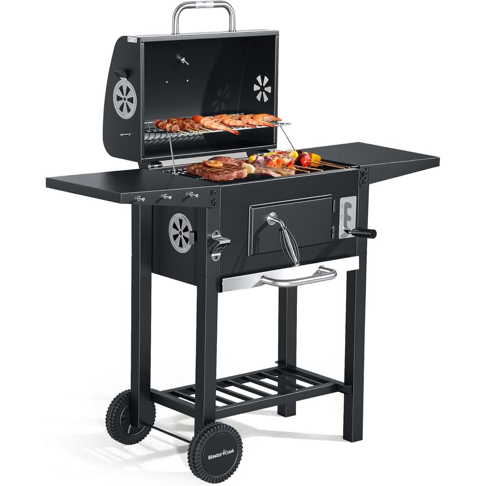 Outdoor Camping Cooking Table - Portable Outdoor BBQ Grill with Foldable