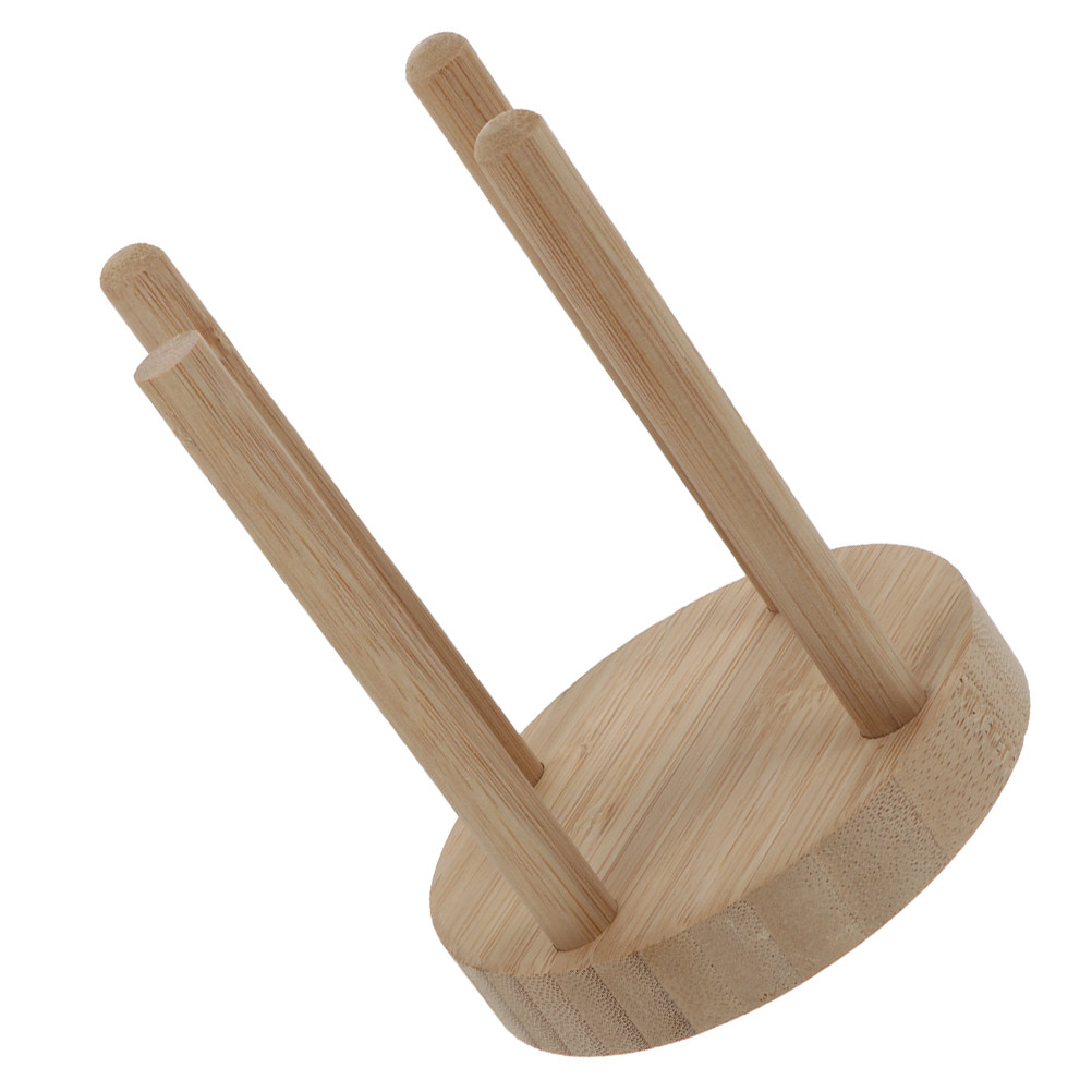 Outdoor Camping Bbq - Wooden Picnic Cup Storage Rack for