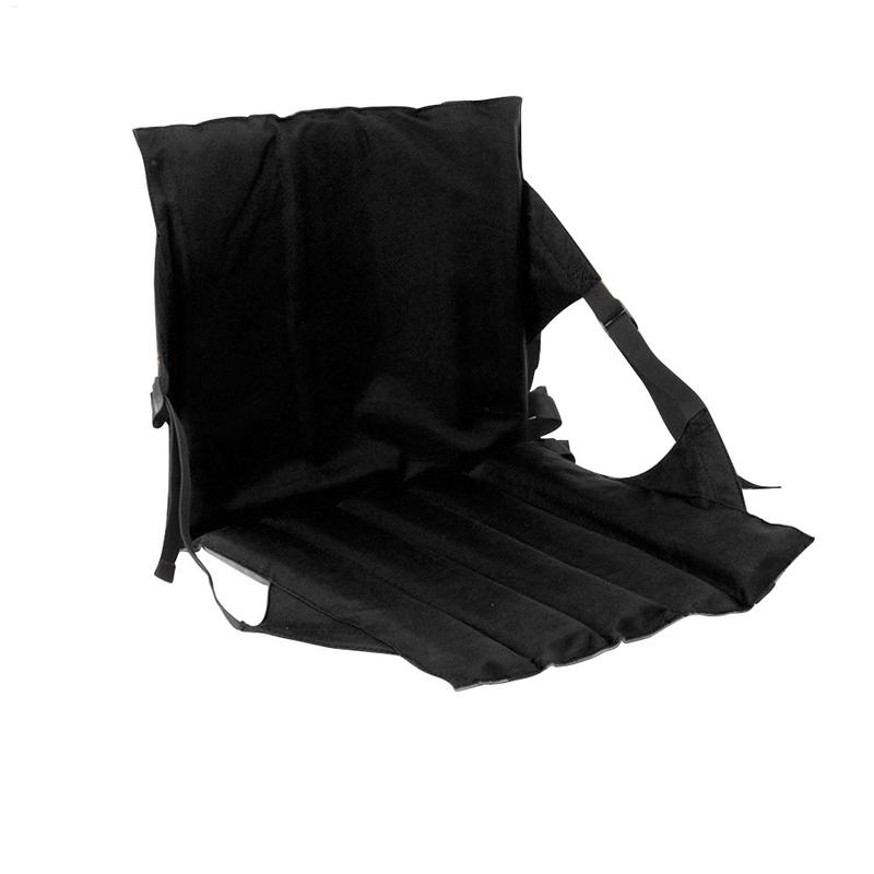 Outdoor Camping High Chair - Foldable Outdoor Cushion Chair With Backrest