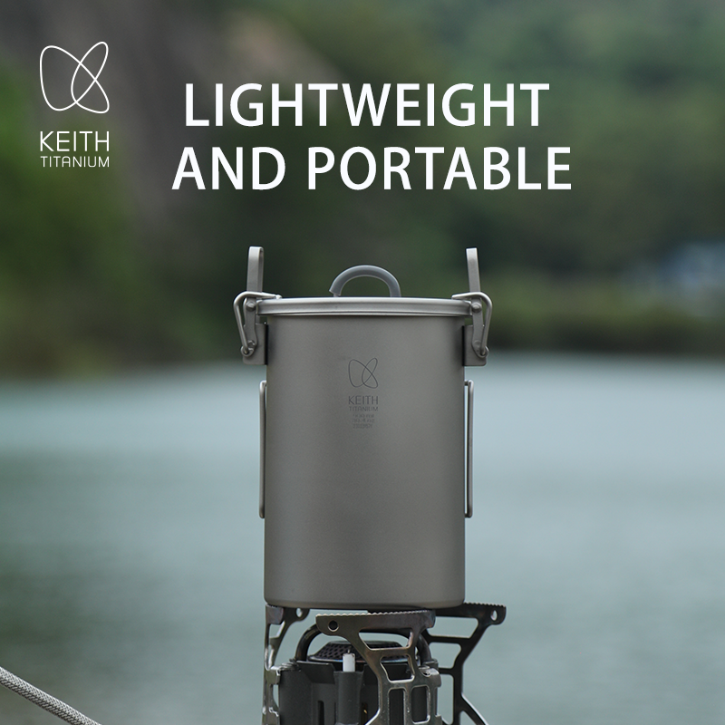 KEITH Pure Titanium Rice Cooke - Camp Cooking Set recensie en prijs