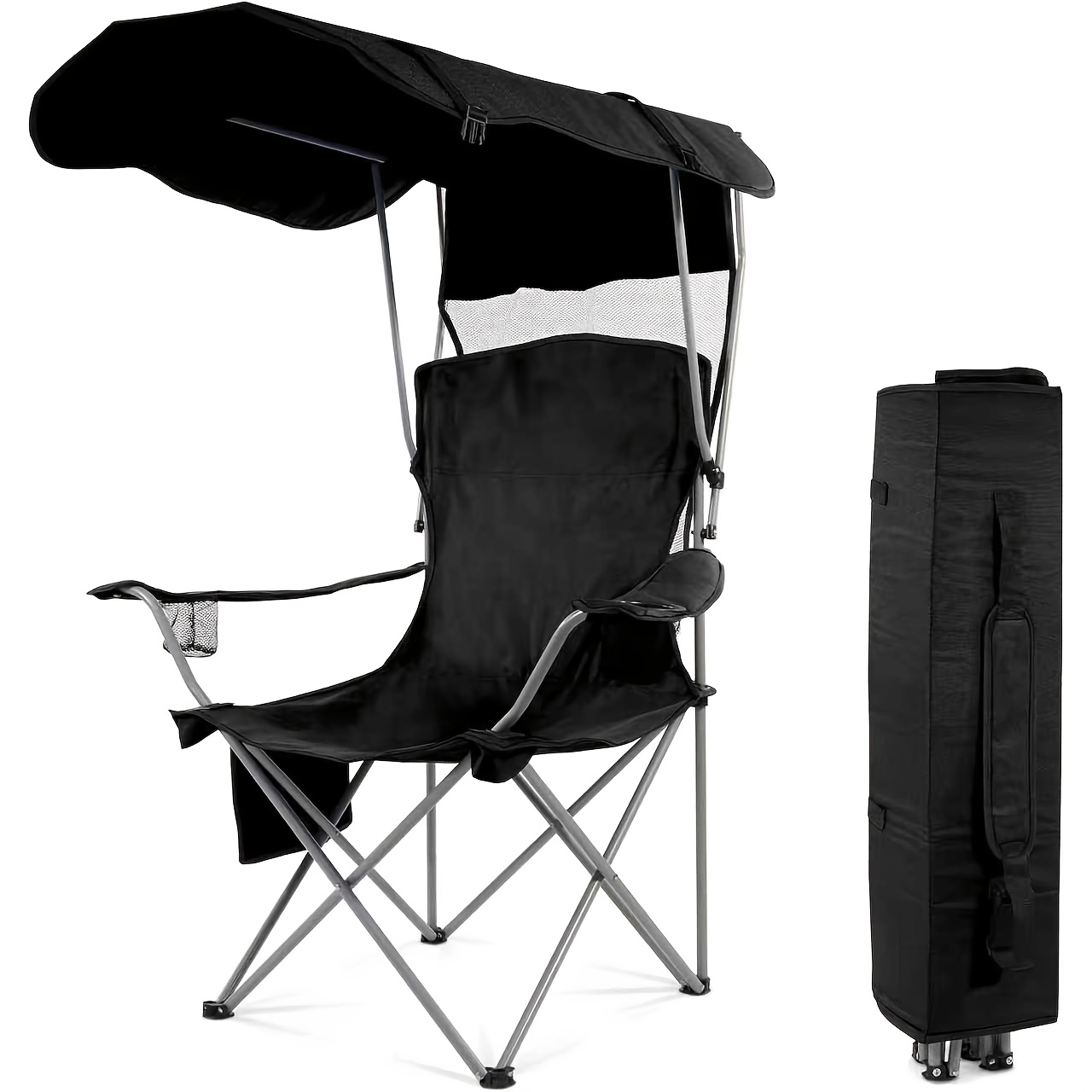 Camping Chairs, with Sunshade  - Outdoor Camping Canopy recensie en prijs