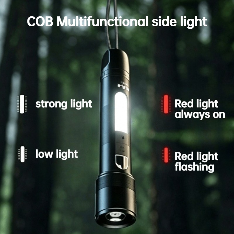 Multi Functional LED Flashligh - Outdoor Camping Light Portable recensie en prijs