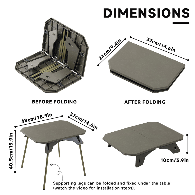 WESTTUNE Outdoor Camping Table - Outdoor Camping Folding Table recensie en prijs
