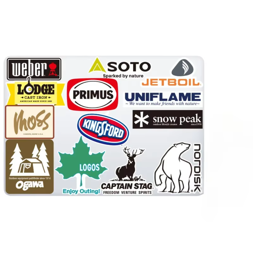 20Pcs Outdoor Stickers Pack Ca - Outdoor Camping Brand recensie en prijs