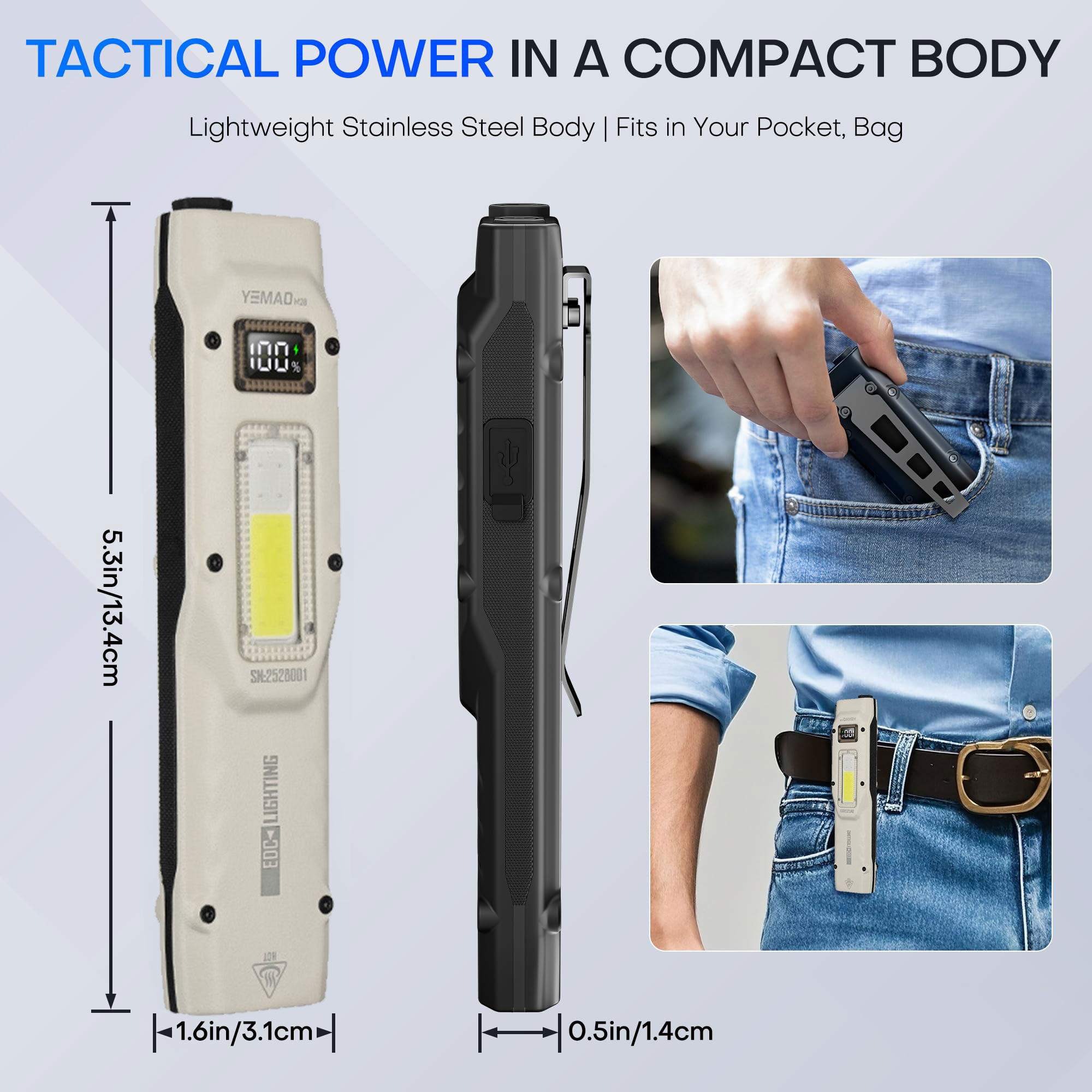 Portable 880LM YEMAO M28 Ultra - Outdoor Camping Light Portable recensie en prijs