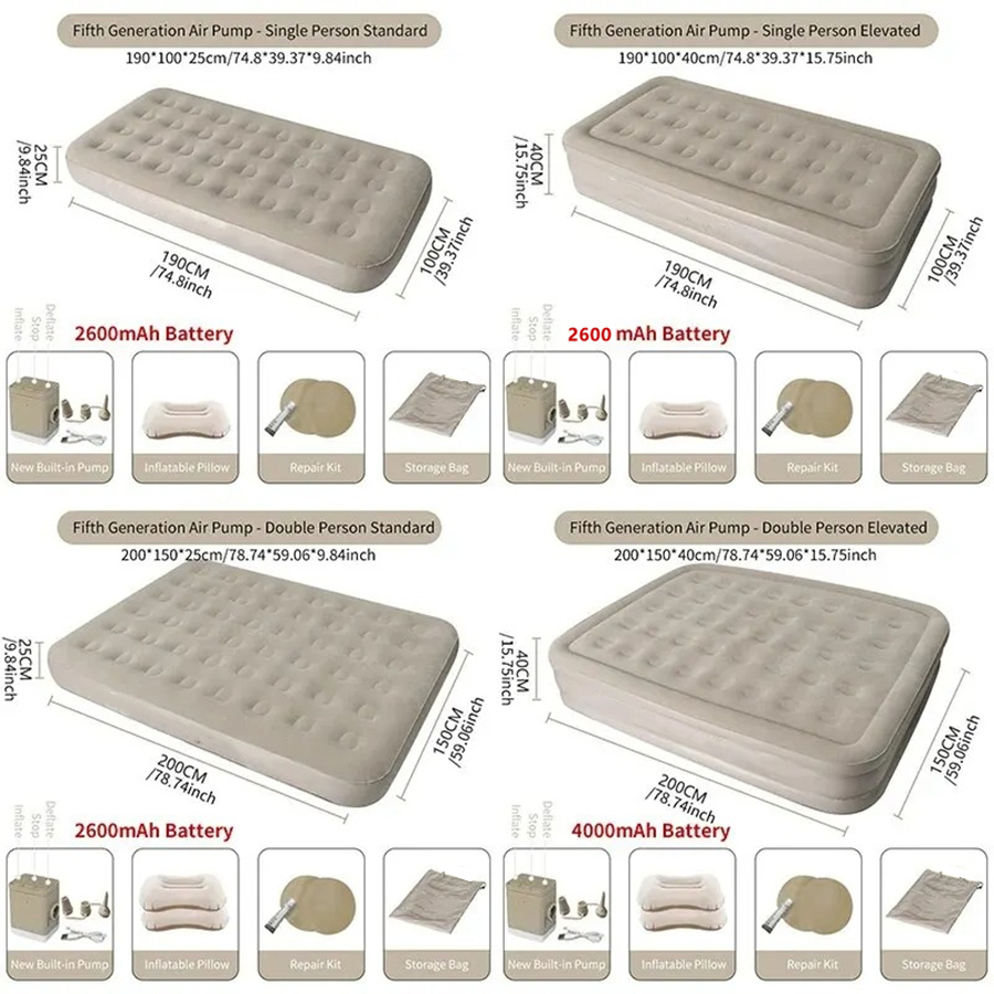 Interior Air Mattress Glamping - Outdoor Camping Rugs recensie en prijs