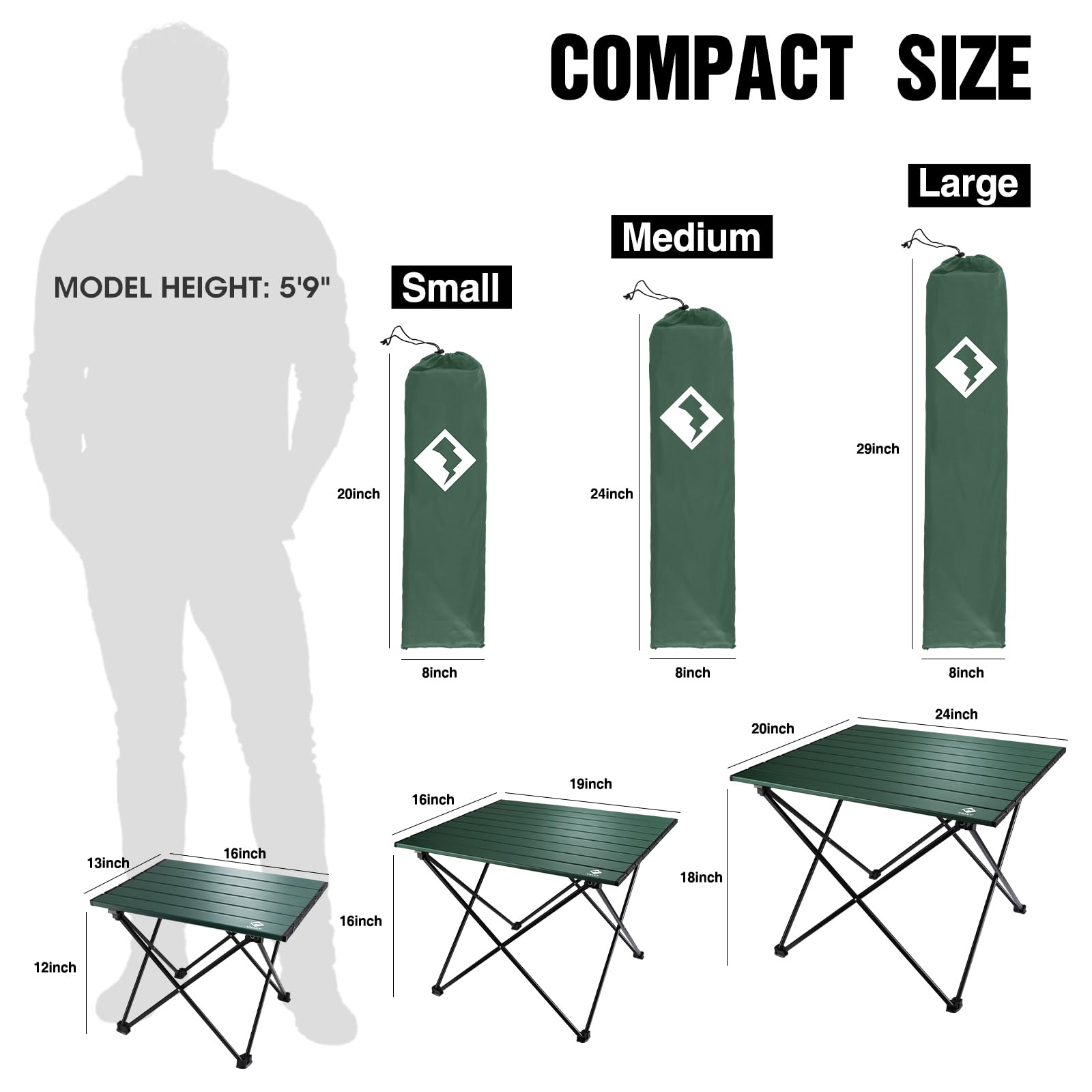Portable Camping Side Table, U - Outdoor Camping Cooking Table recensie en prijs