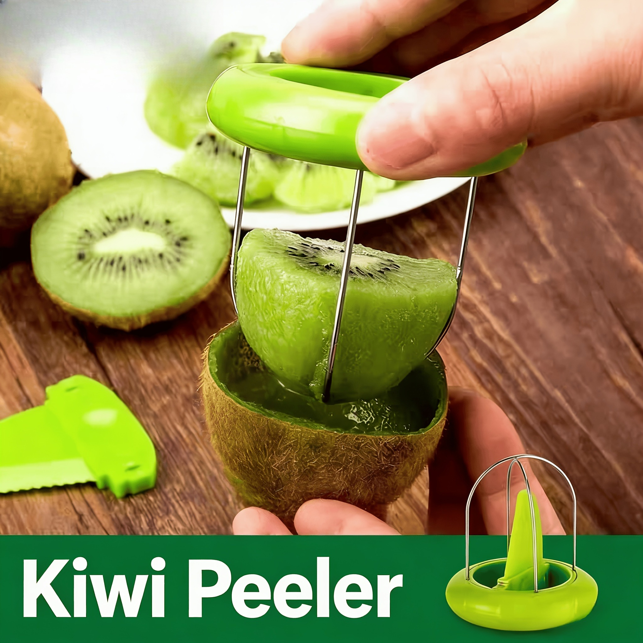 Two creative kiwi peelers with - Camp Cooking Set recensie en prijs