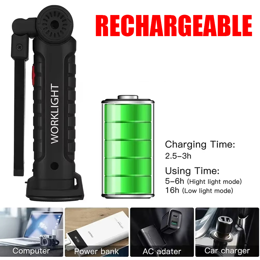 Portable LED Flashlight with M - Outdoor Camping Light Portable recensie en prijs