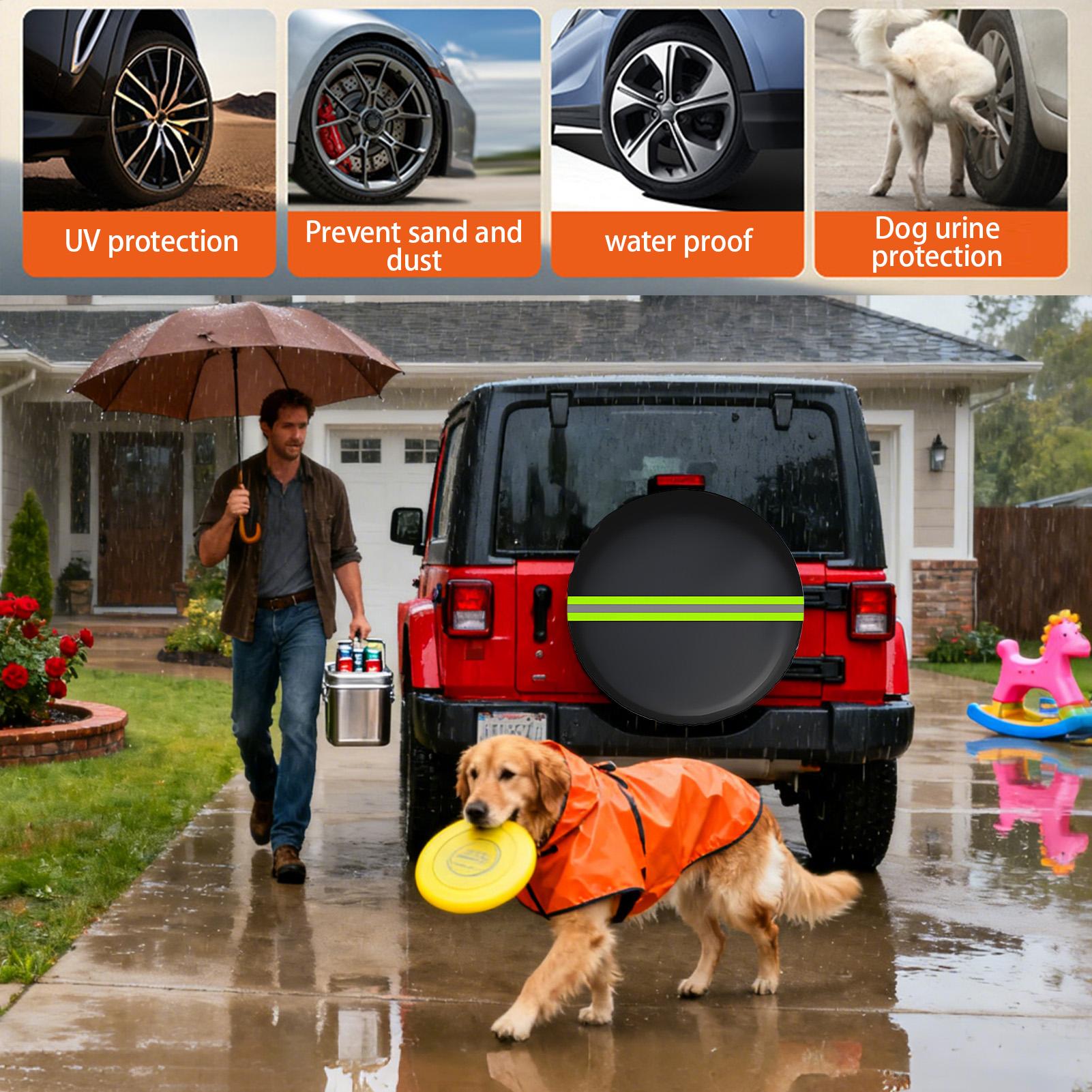 Wheel Covers Uv-Proof Trailer  - Outdoor Camping Trailer recensie en prijs