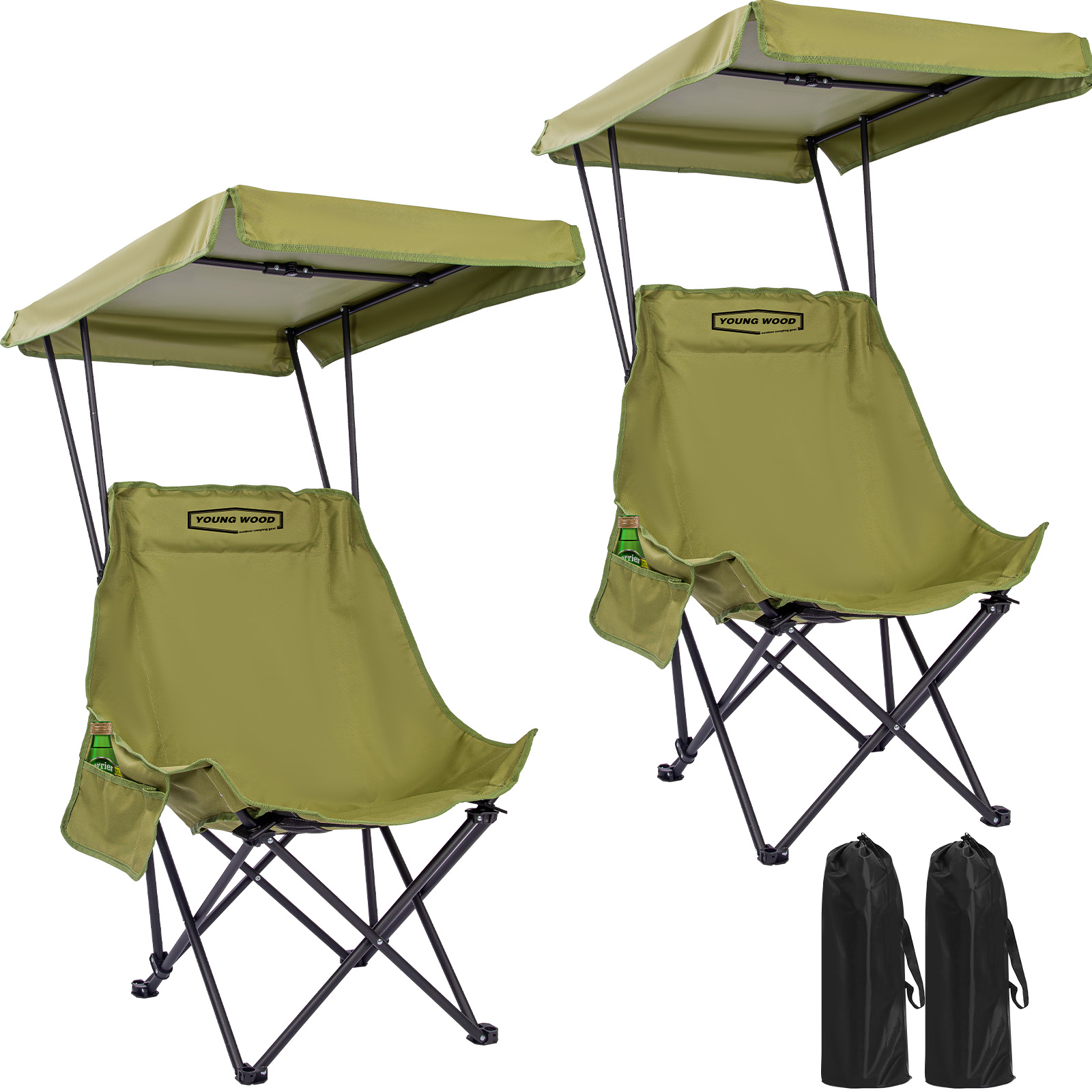 YOUNG WOOD Portable Camping Ch - Outdoor Camping Canopy recensie en prijs