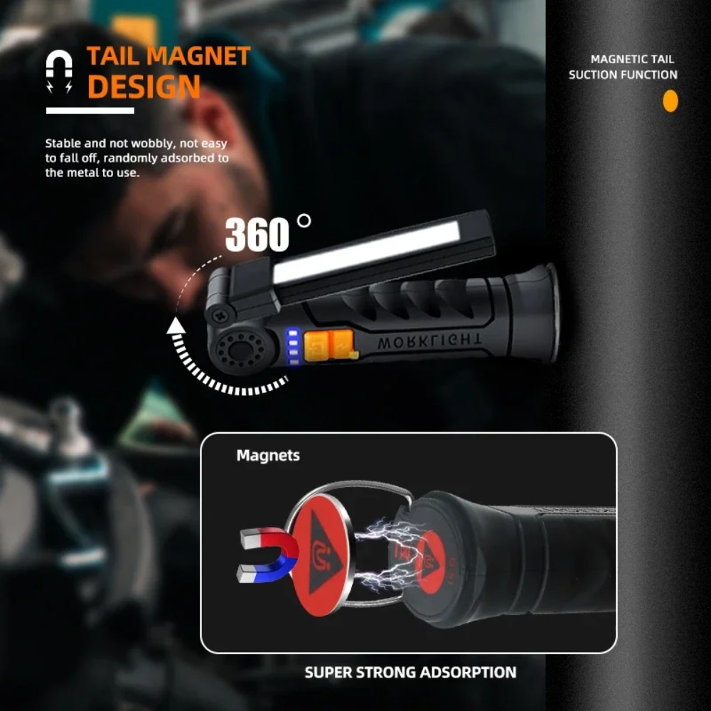 Portable COB LED Flashlight US - Outdoor Camping Light Portable recensie en prijs