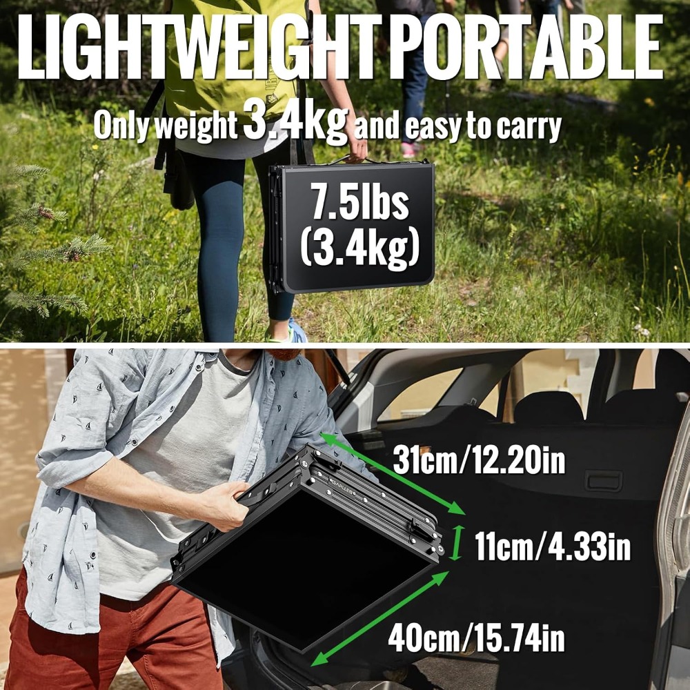 3-Height Folding Camping Table - Outdoor Camping Folding Table recensie en prijs
