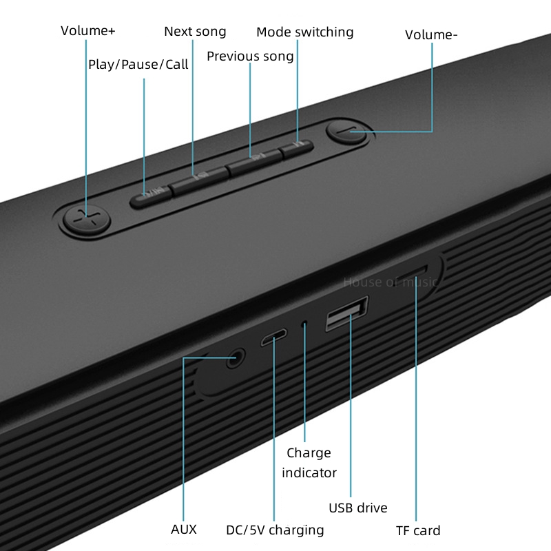 TV Soundbar Wired and Wireles  - Outdoor Camping Tv recensie en prijs