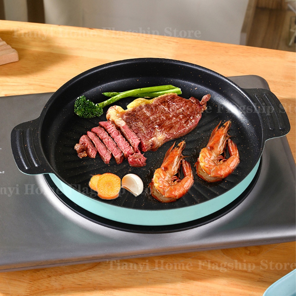 Grill Pan Round Non-Stick Barb - Outdoor Camping Food recensie en prijs