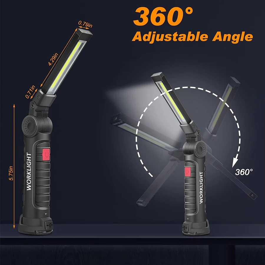 Rechargeable Magnetic Work Lig - Outdoor Camping Light Portable recensie en prijs