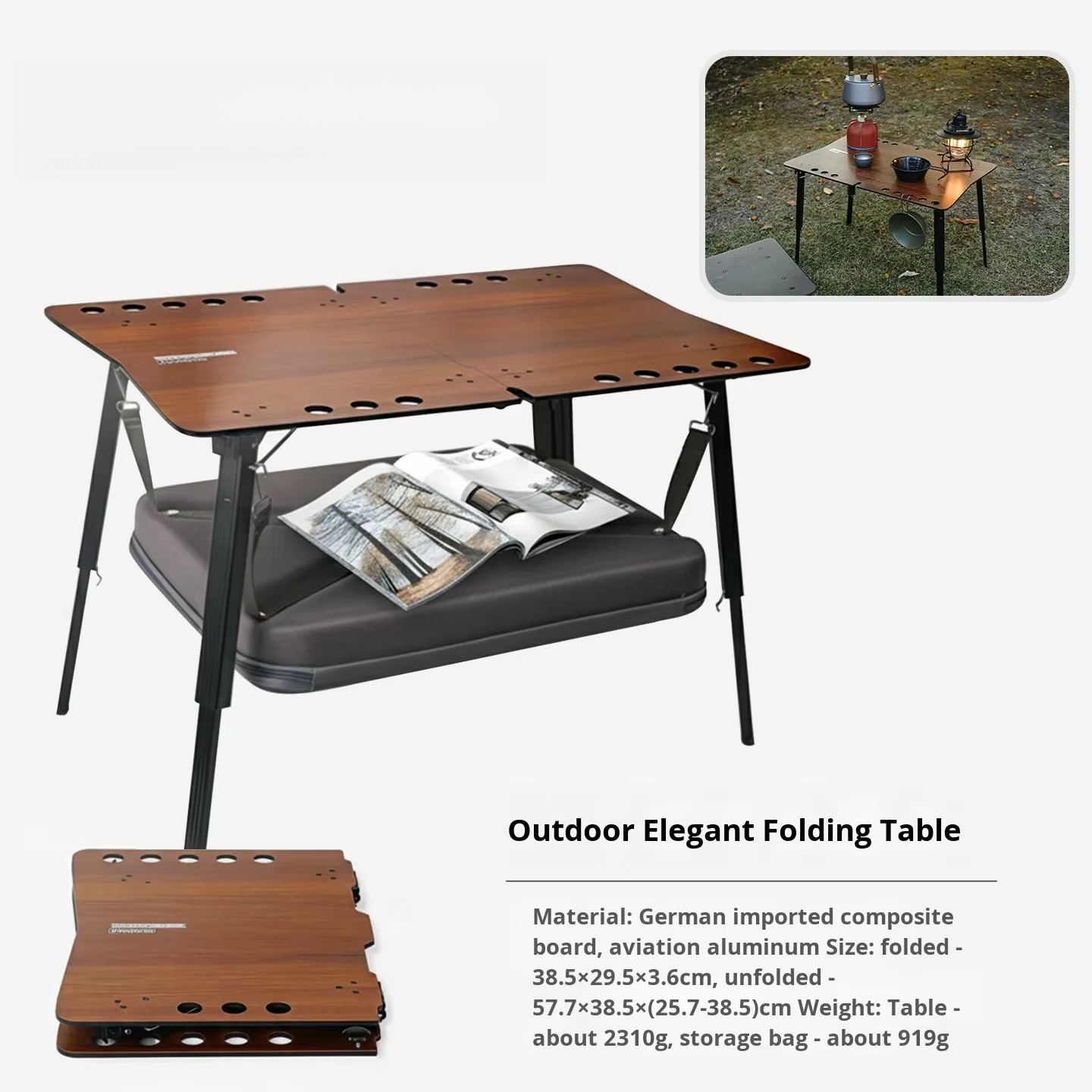 Outdoor Aluminum Folding Table - Outdoor Camping Cooking Table recensie en prijs