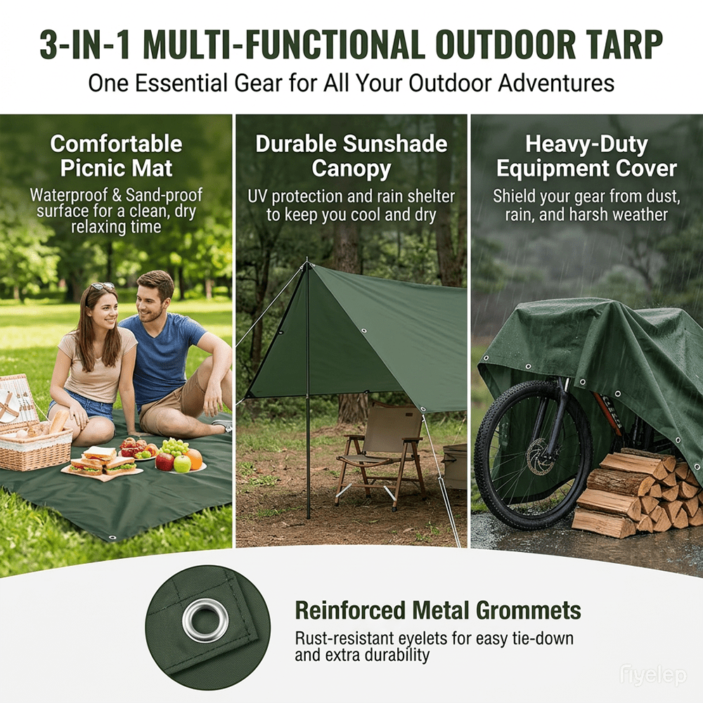 3-in-1 Multi-Functional Waterp - Outdoor Camping Canopy recensie en prijs