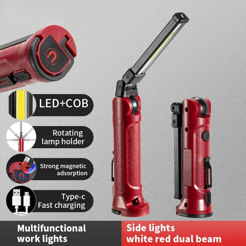 COB LED Work Light Rechargeabl - Outdoor Camping Light Portable recensie en prijs
