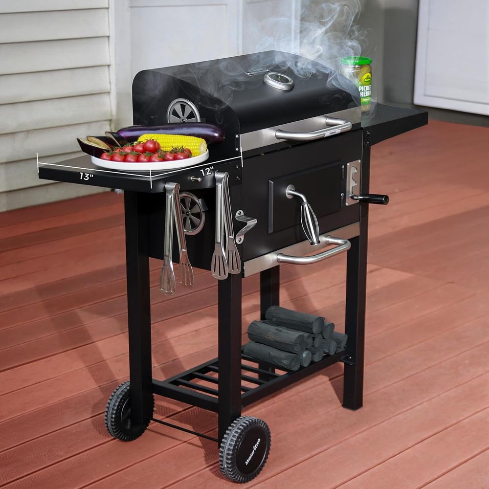Portable Outdoor BBQ Grill wit - Outdoor Camping Cooking Table recensie en prijs