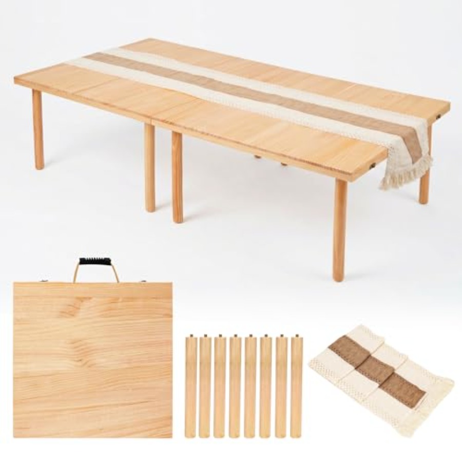 Wooden Folding Picnic Table -  - Camp Table Folding recensie en prijs