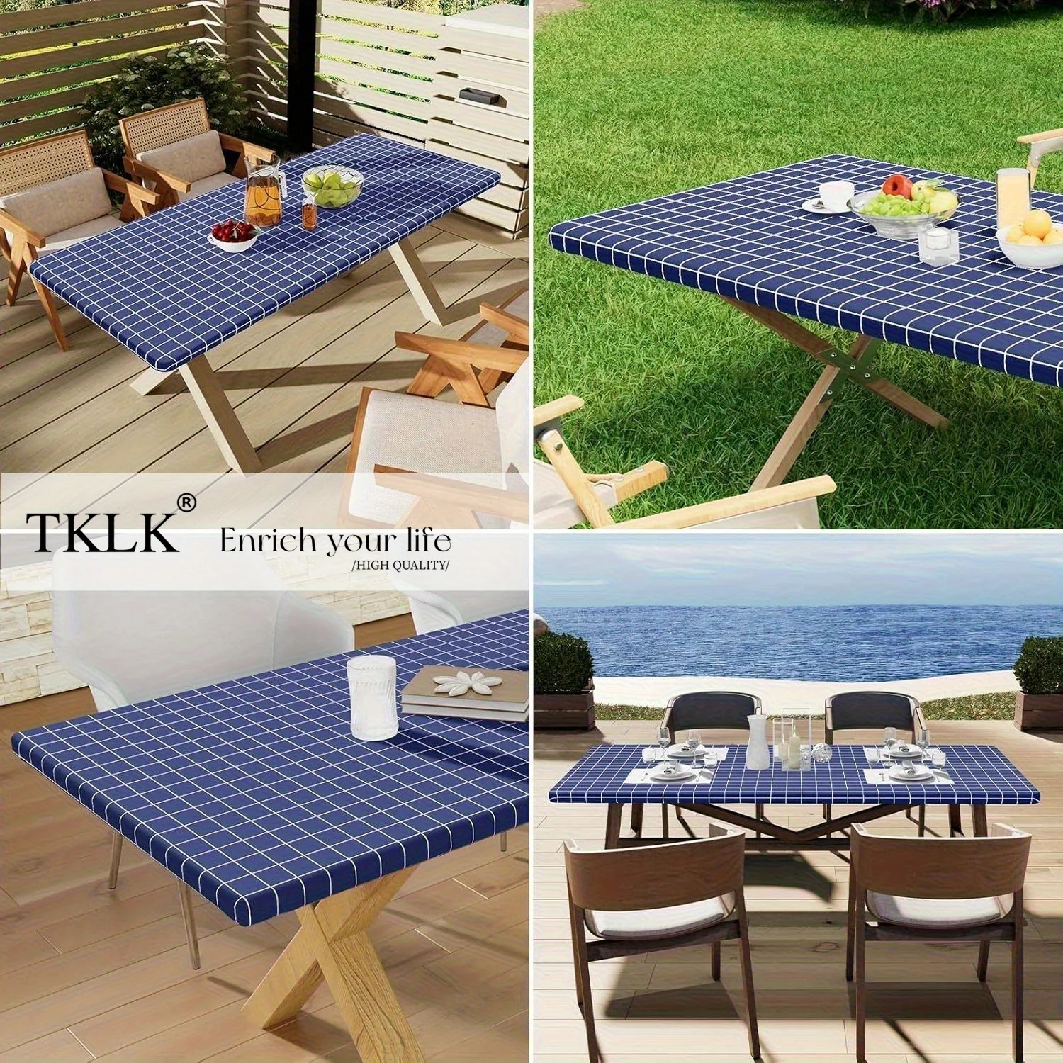 Rectangle Table Cloth, Elastic - Camp Table Folding recensie en prijs