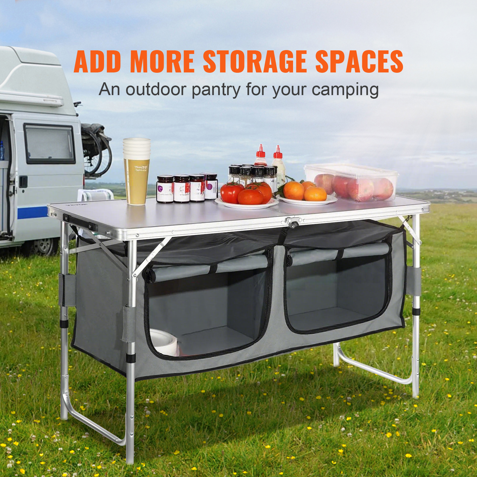 SucceBuy Camping Kitchen Table - Outdoor Camping Kitchen Setup recensie en prijs