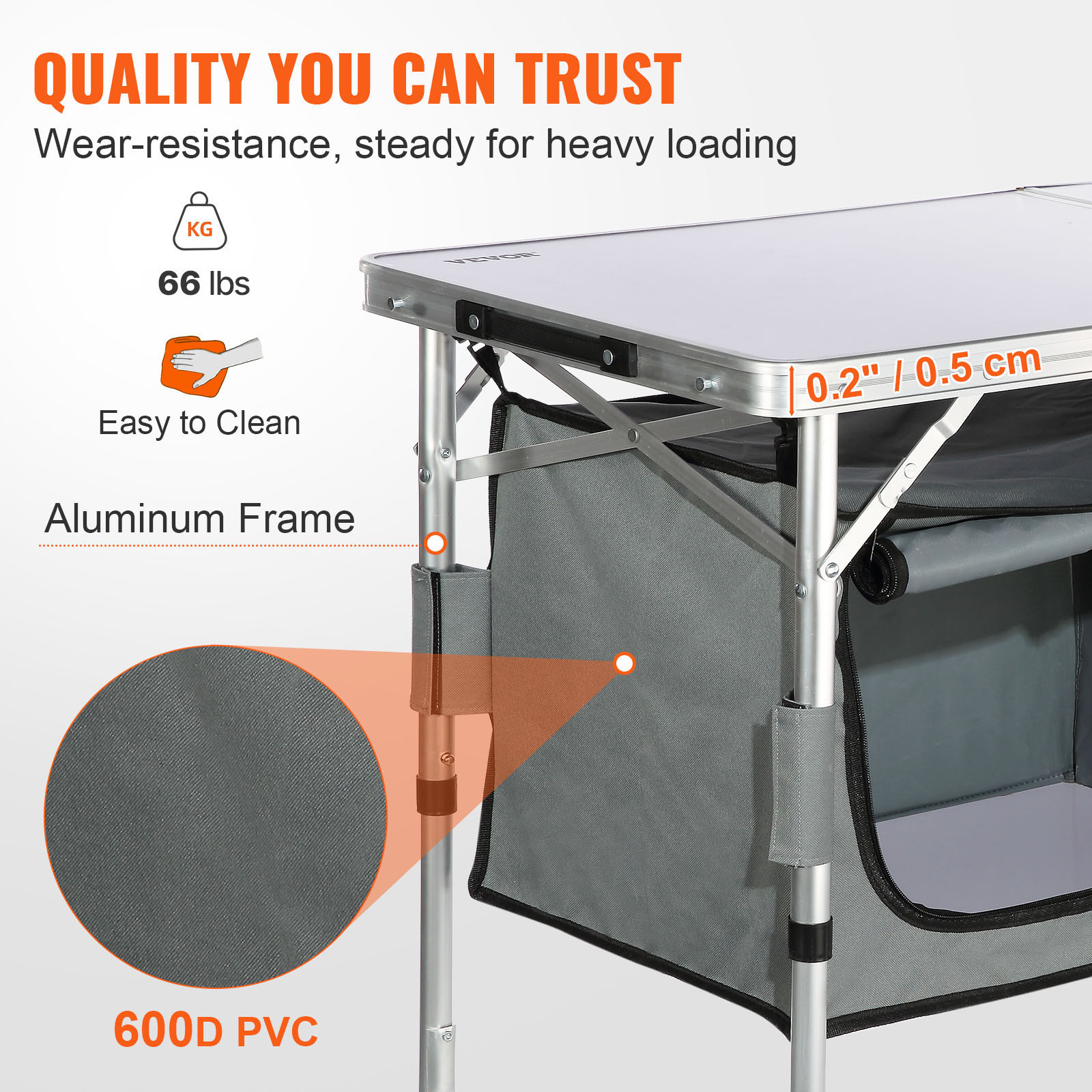 SucceBuy Camping Kitchen Table - Outdoor Camping Kitchen Setup recensie en prijs
