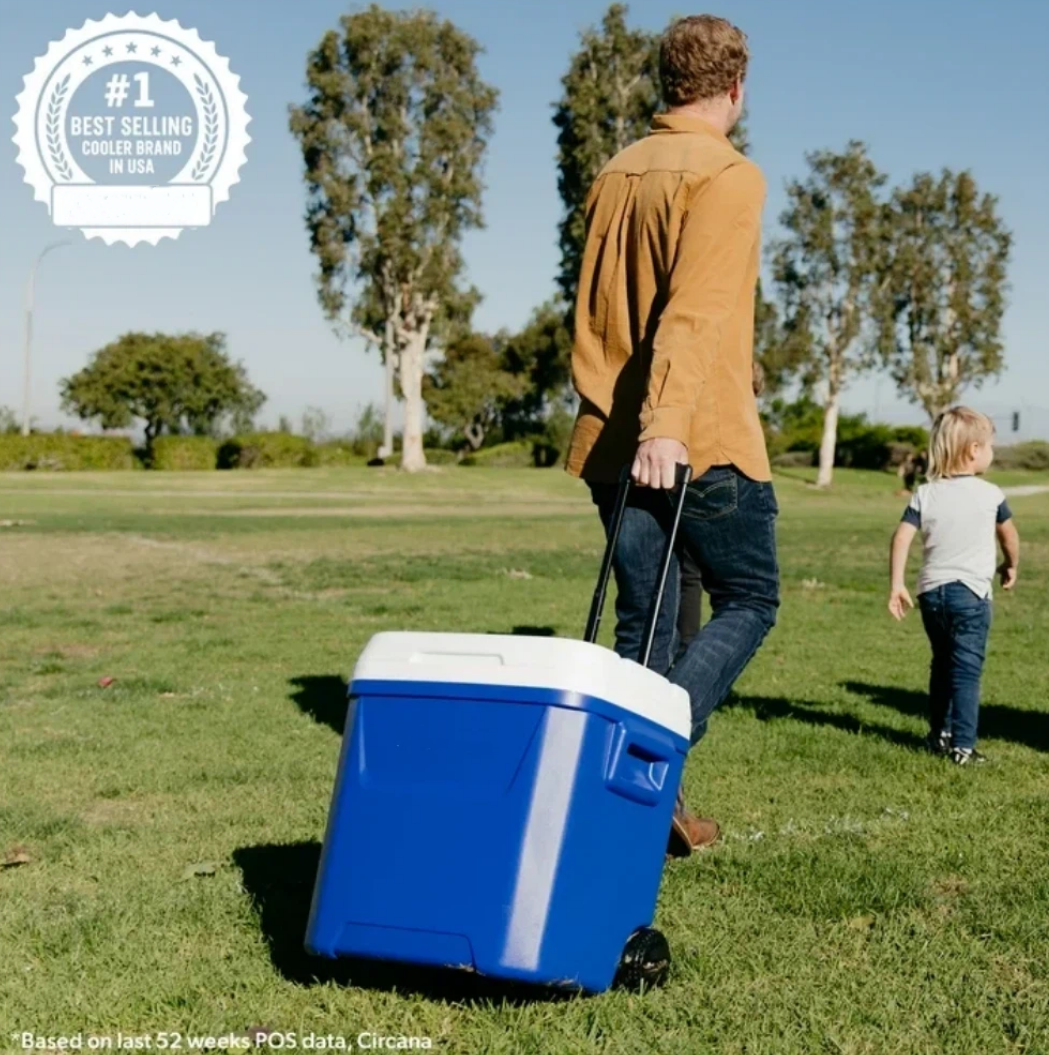 60 QT Blue Laguna Wheeled Hard - Outdoor Camping Food recensie en prijs