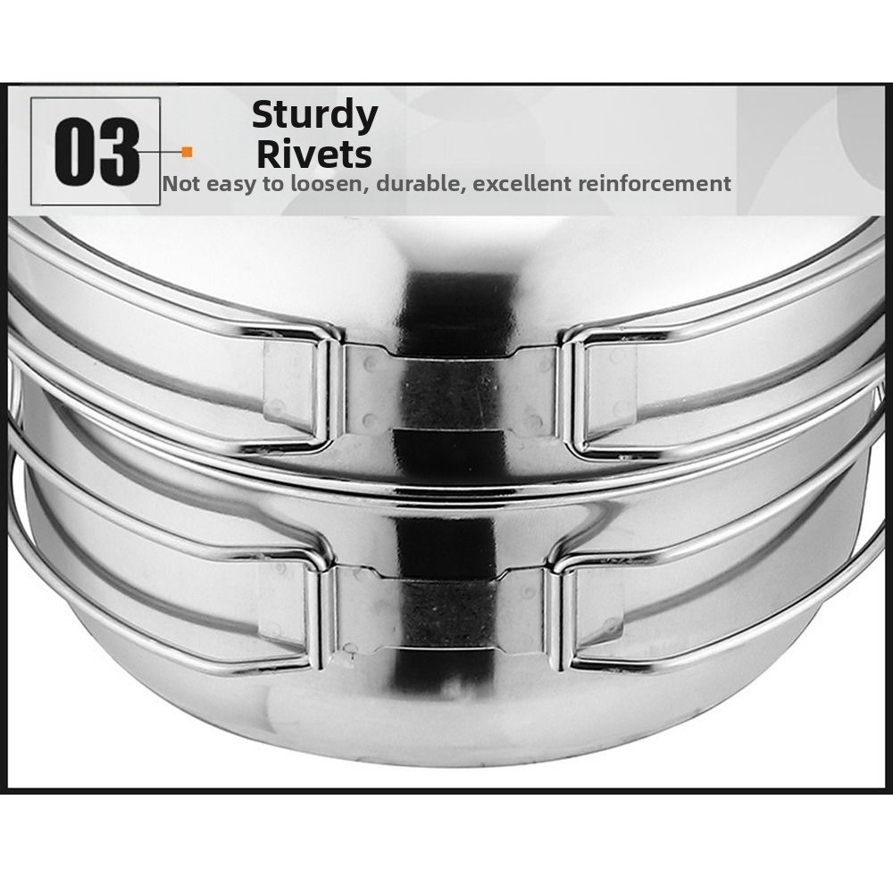 5Pcs 304 Stainless Steel Campi - Camp Cooking Set recensie en prijs