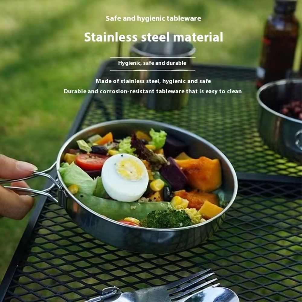 5Pcs 304 Stainless Steel Campi - Camp Cooking Set recensie en prijs