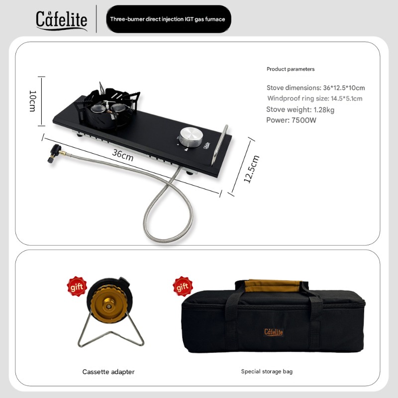 Mini Split Gas Stove Half Unit - Outdoor Camping Cooking Table recensie en prijs
