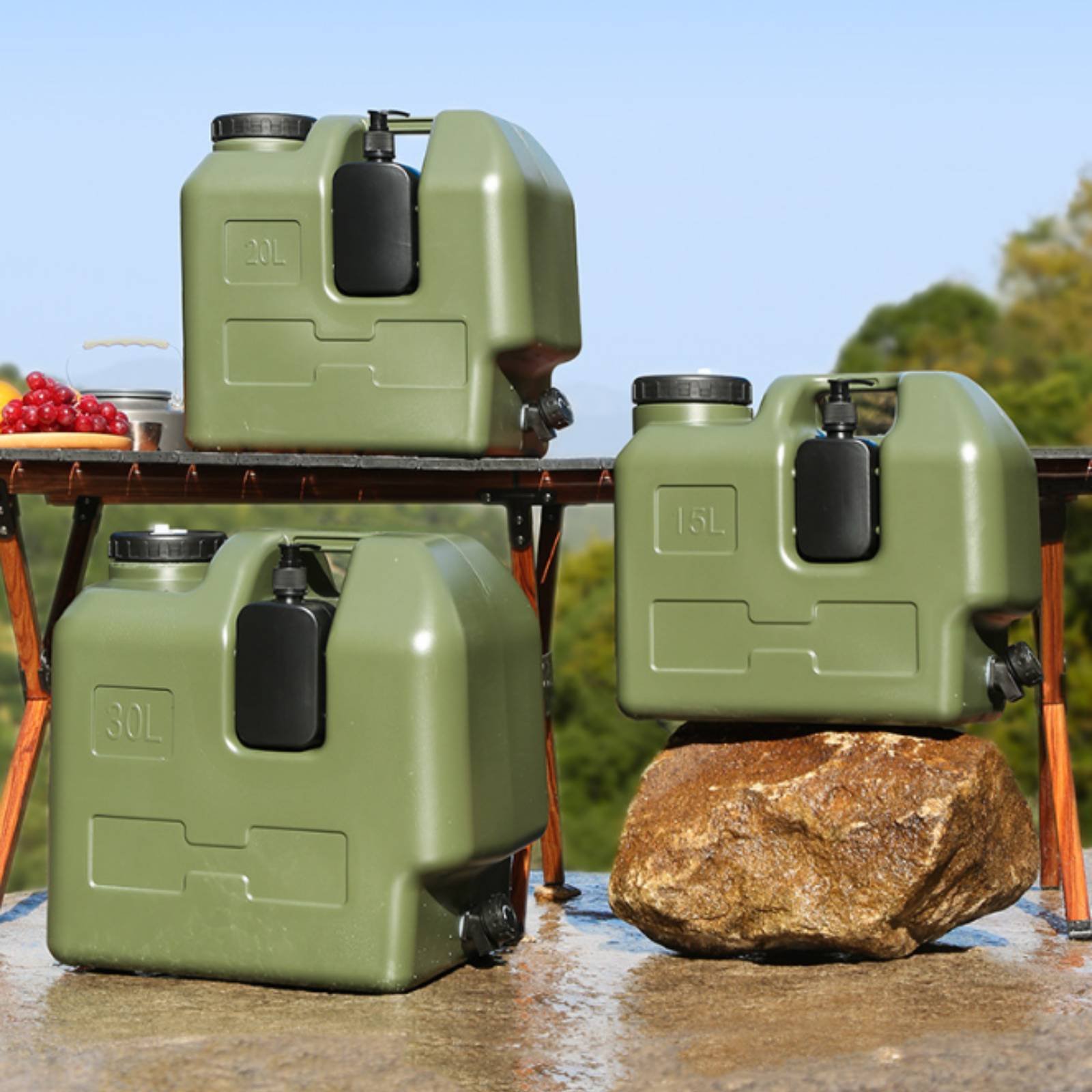 Water Container with Spigot Fo - Outdoor Camping Food recensie en prijs