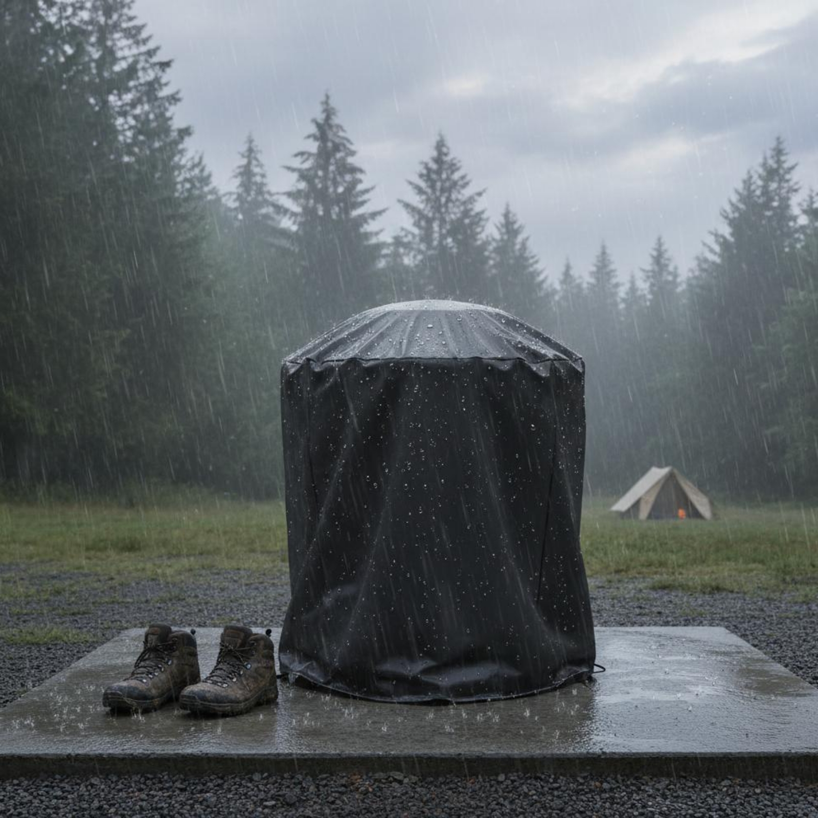 Round Grill Cover Waterproof R - Outdoor Camping Bbq recensie en prijs