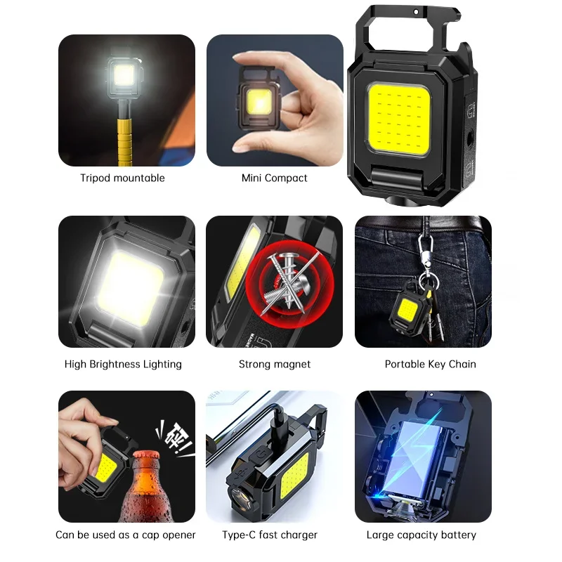 Mini Flashlight Keychain Light - Outdoor Camping Light Portable recensie en prijs