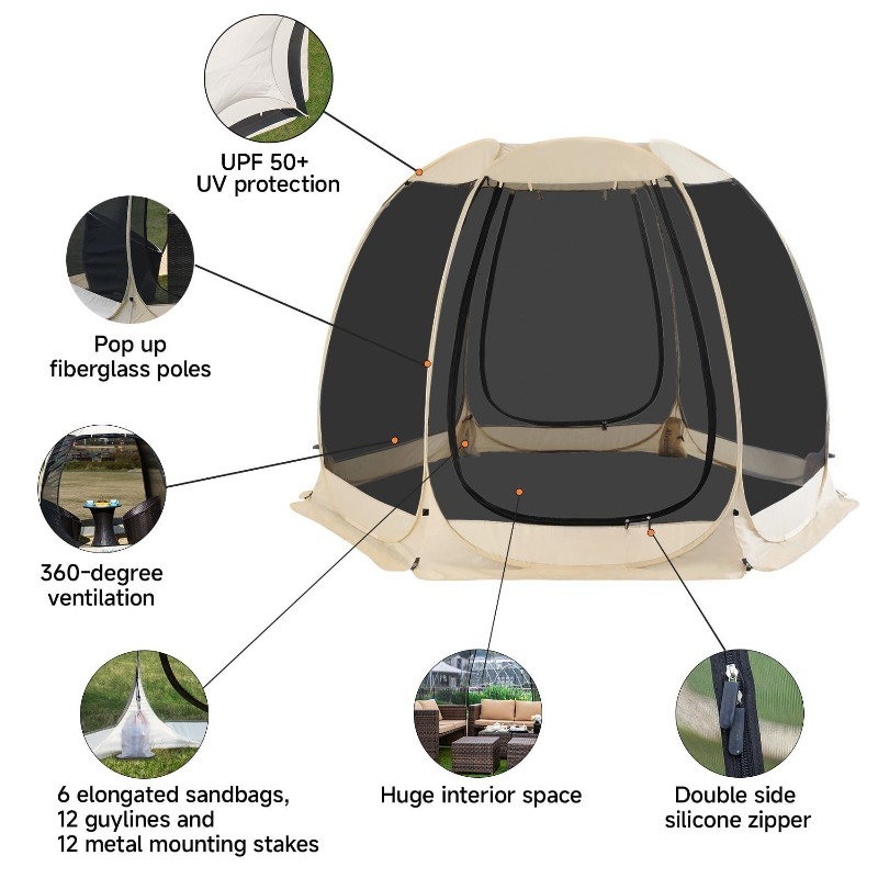 Hot Sale 6 Sided Mesh Screen P - Outdoor Camping Tents For Sale recensie en prijs