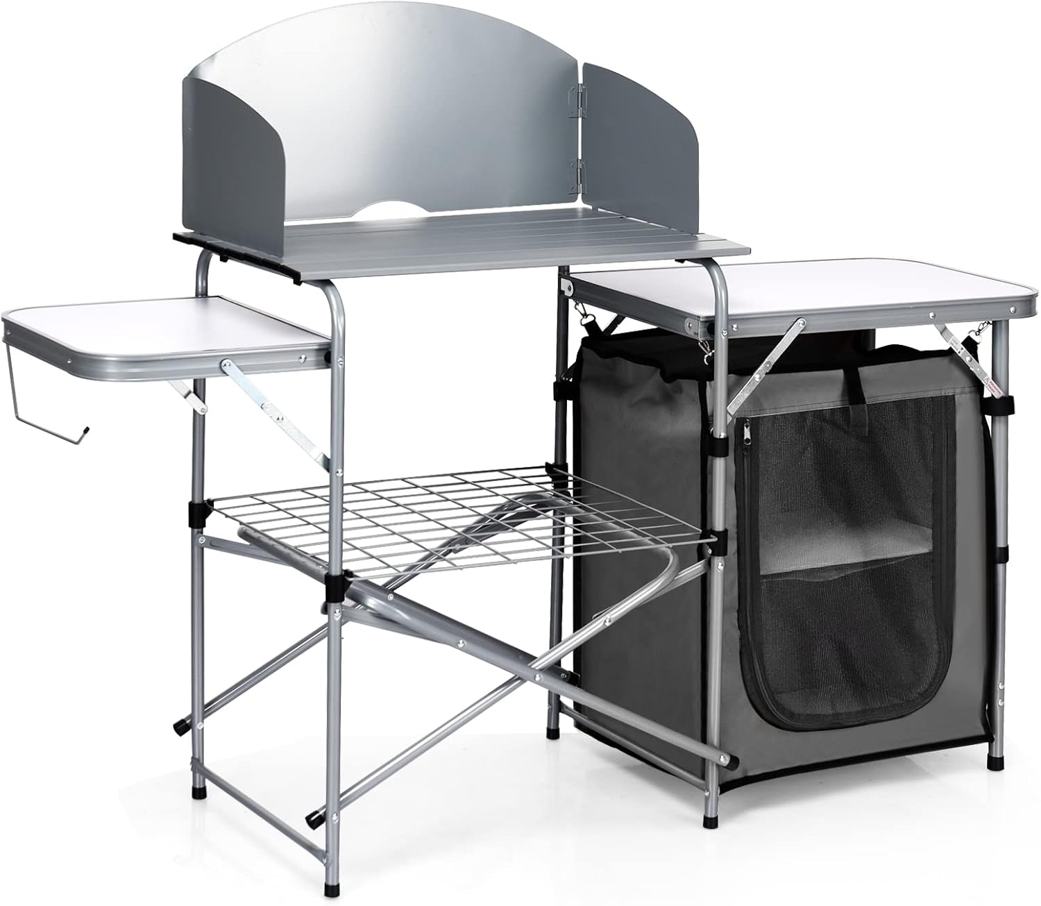 Folding Camping Kitchen Table  - Outdoor Camping Kitchen Setup recensie en prijs