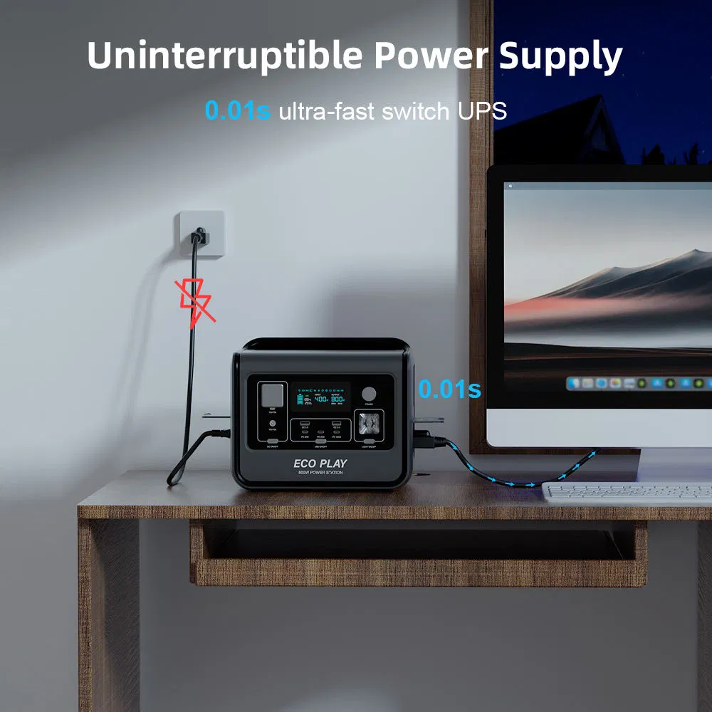 800W 512Wh Solar Power Station - Portable Power Station recensie en prijs