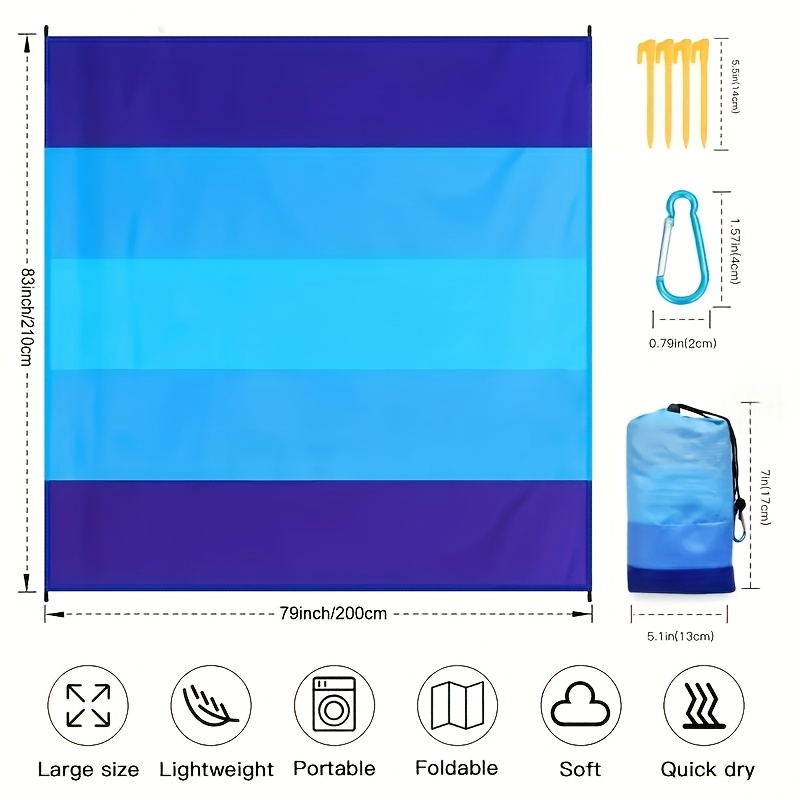 Large Sand Proof Beach Blanket - Outdoor Camping Rugs recensie en prijs