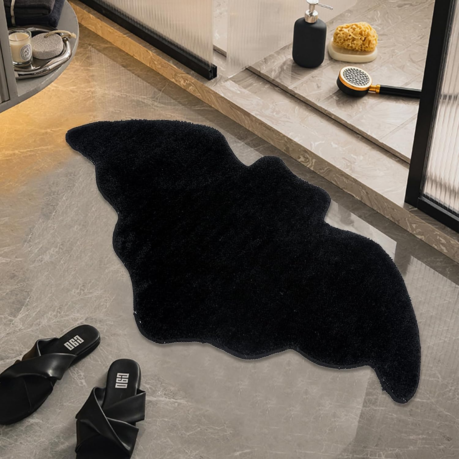 Black Halloween Bat Rug Non Sl - Outdoor Camping Kitchen Setup recensie en prijs