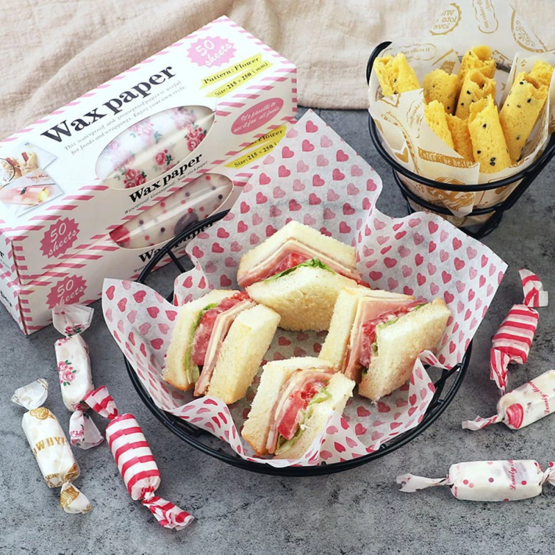 50pcs Food Grade Wax Paper Cam - Outdoor Camping Food recensie en prijs