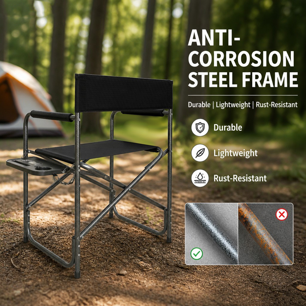 2PCS Portable Outdoor Chair wi - Outdoor Camping Folding Table recensie en prijs