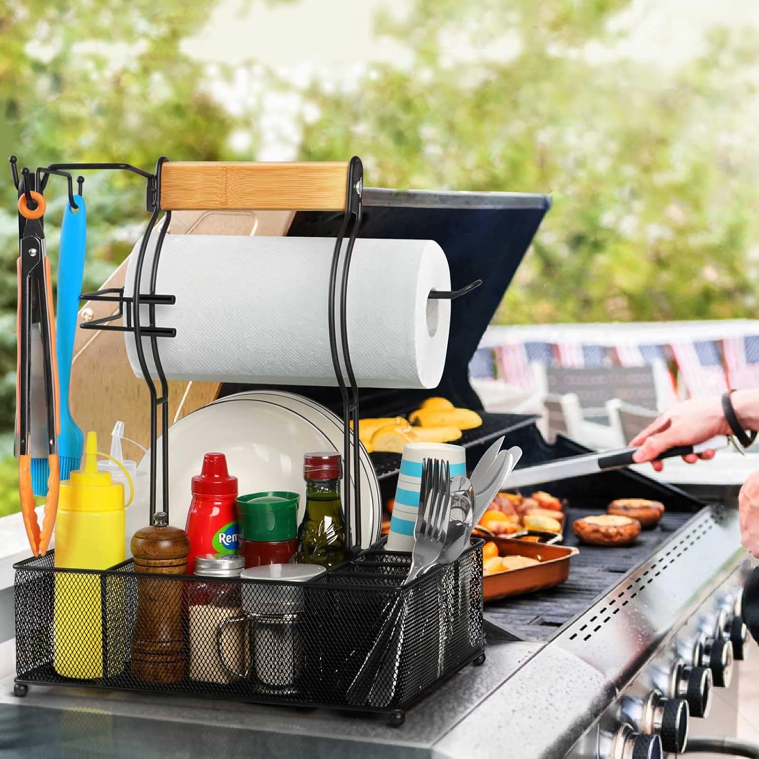 BBQ Caddy with Paper Towel Hol - Outdoor Camping Utensils recensie en prijs