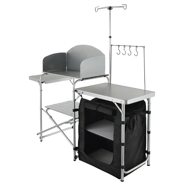 Camping Kitchen Table, Folding - Outdoor Camping Kitchen Setup recensie en prijs