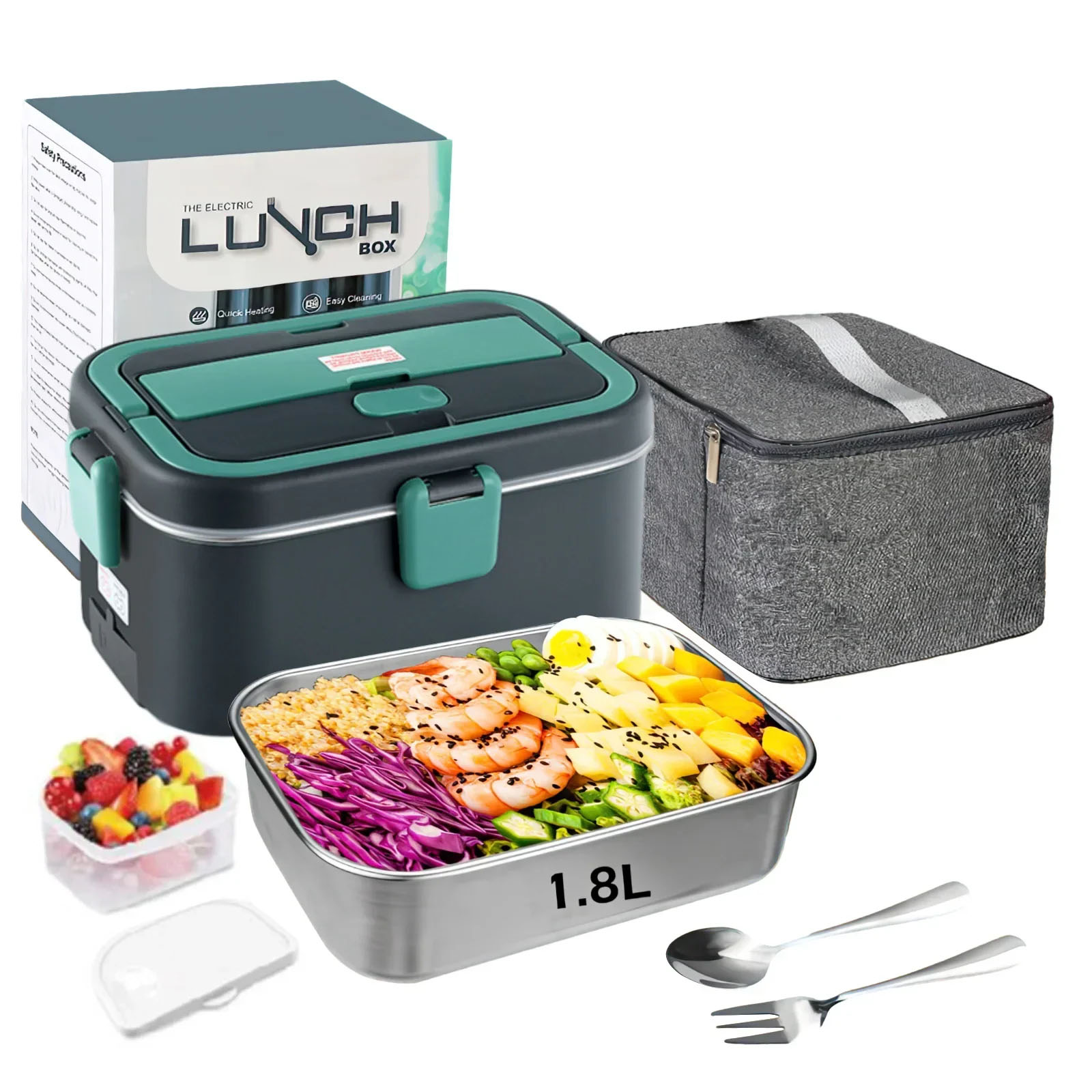 Electric Lunch Box Food Warmer - Outdoor Camping Food recensie en prijs