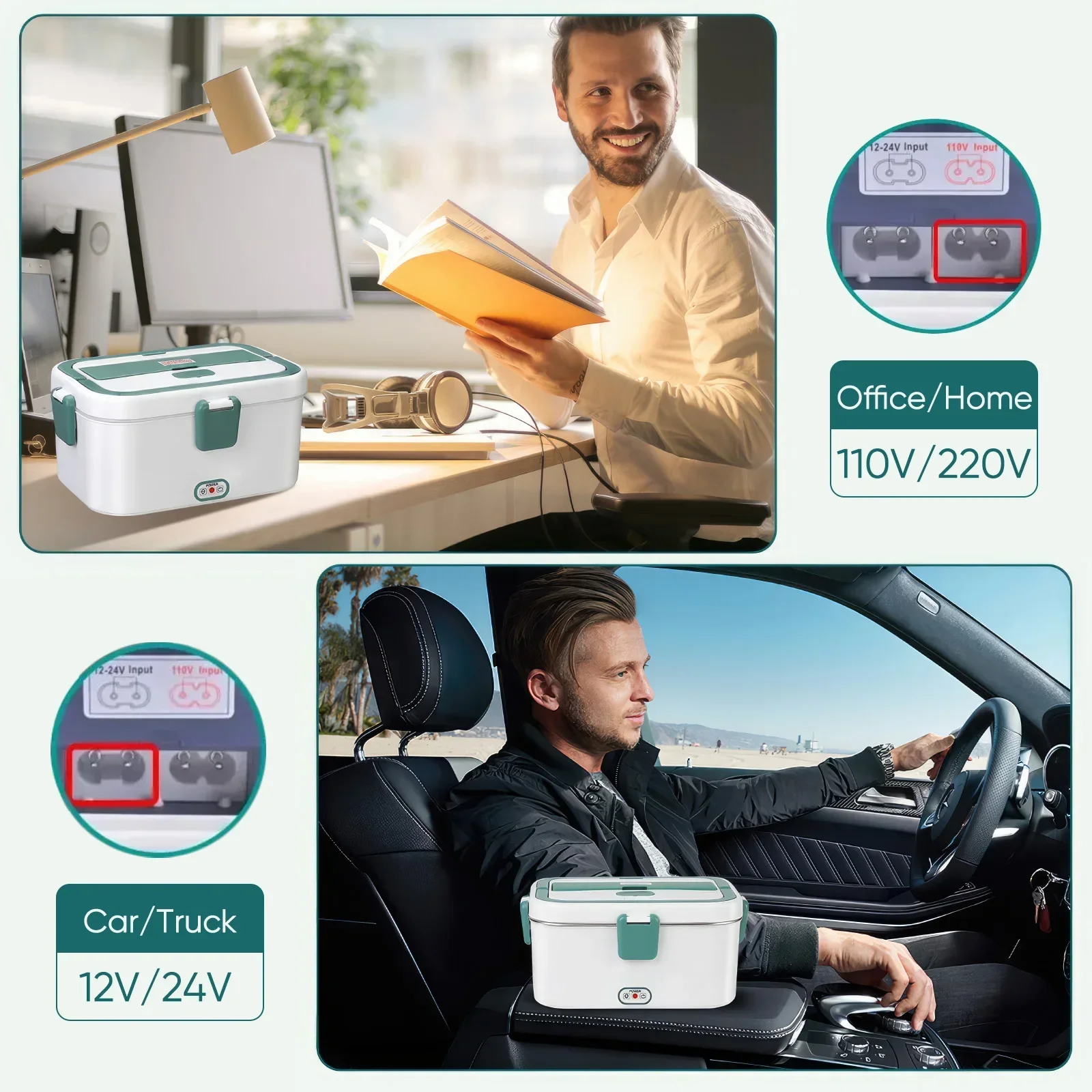 Electric Lunch Box Food Warmer - Outdoor Camping Food recensie en prijs