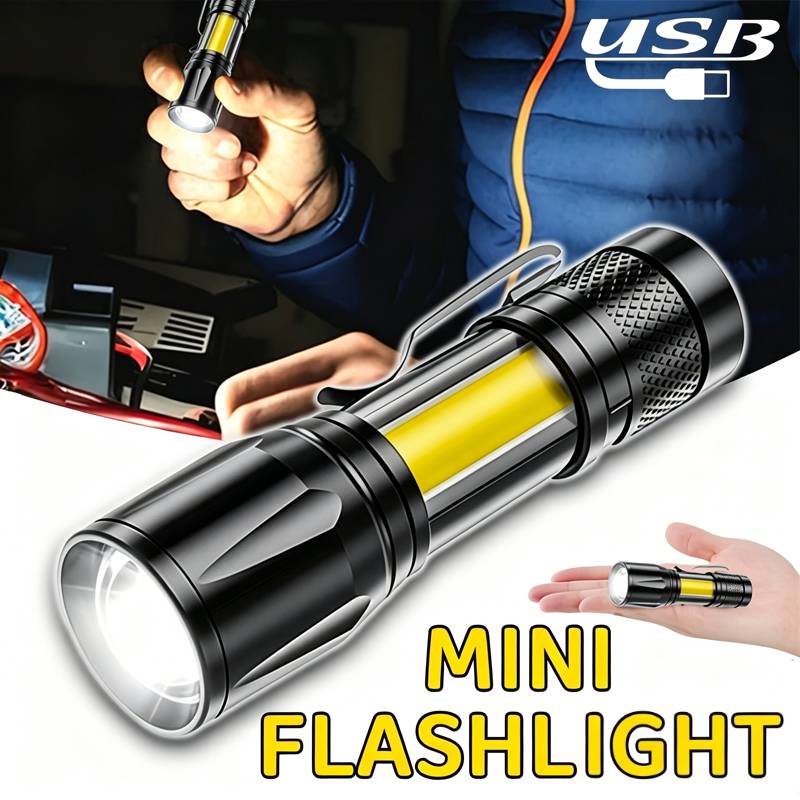 Mini LED Flashlight COB Floodl - Outdoor Camping Light Portable recensie en prijs